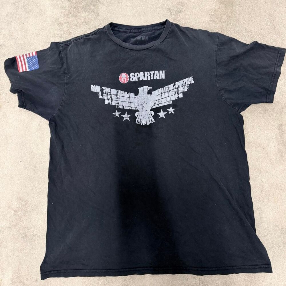 Spartan Men's Black T-shirt L